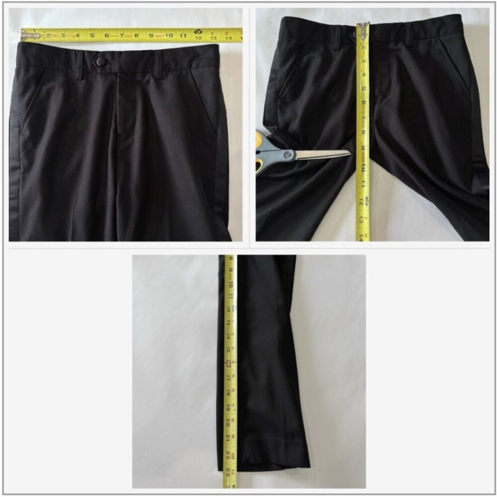 Appaman Boys Suit Size 10 Black Satin Trim Blazer Pants Formal Preppy Free Tie - Picture 13 of 13
